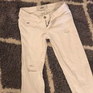 Hollister white jeans